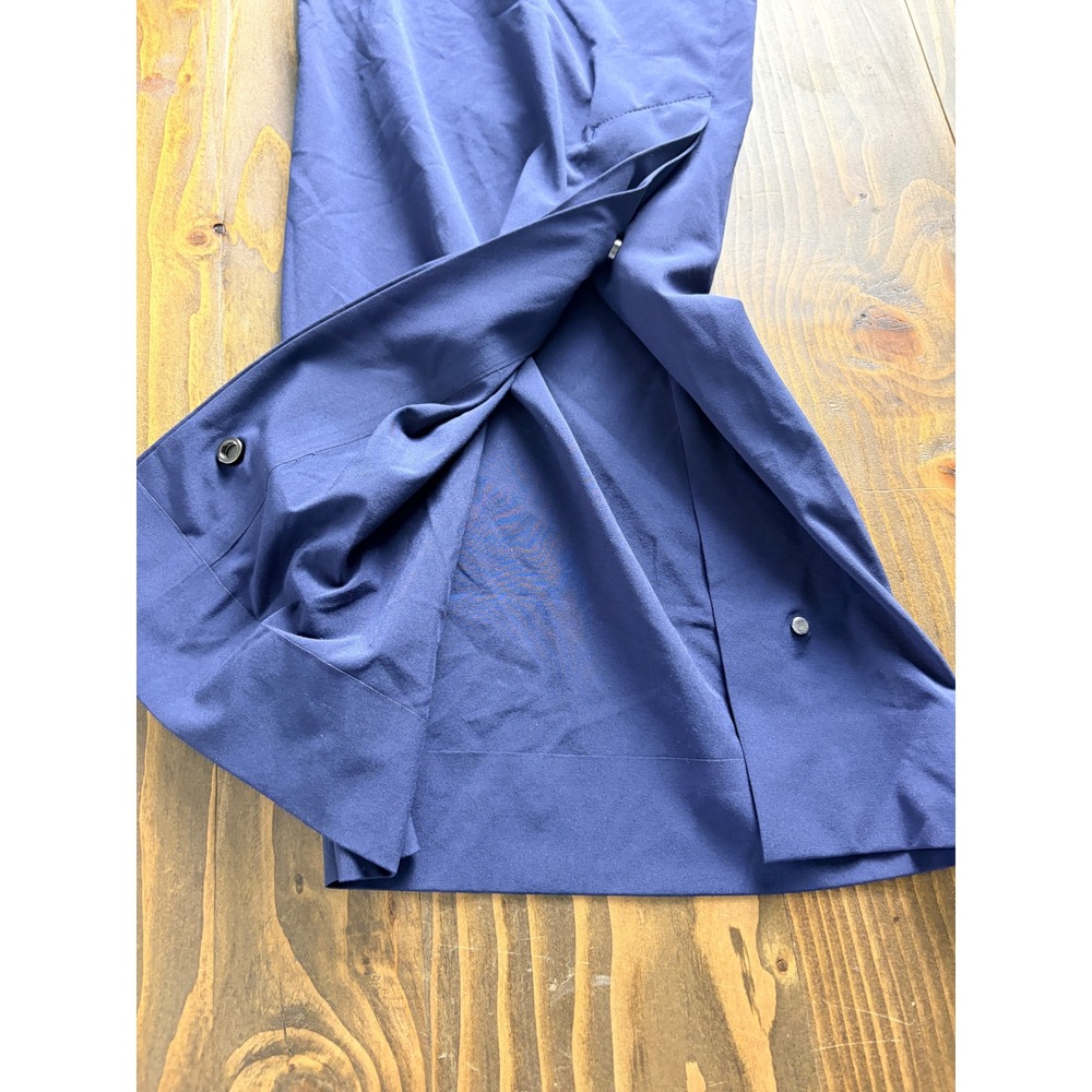 Athleta Tribeca Crop Pants Womens 4 Navy Blue Stretch Travel Athleisure - Picture 13 of 14